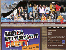 Tablet Screenshot of pan-afrika-online.org